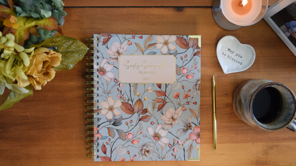 2027 Simply Seeking Him Planner