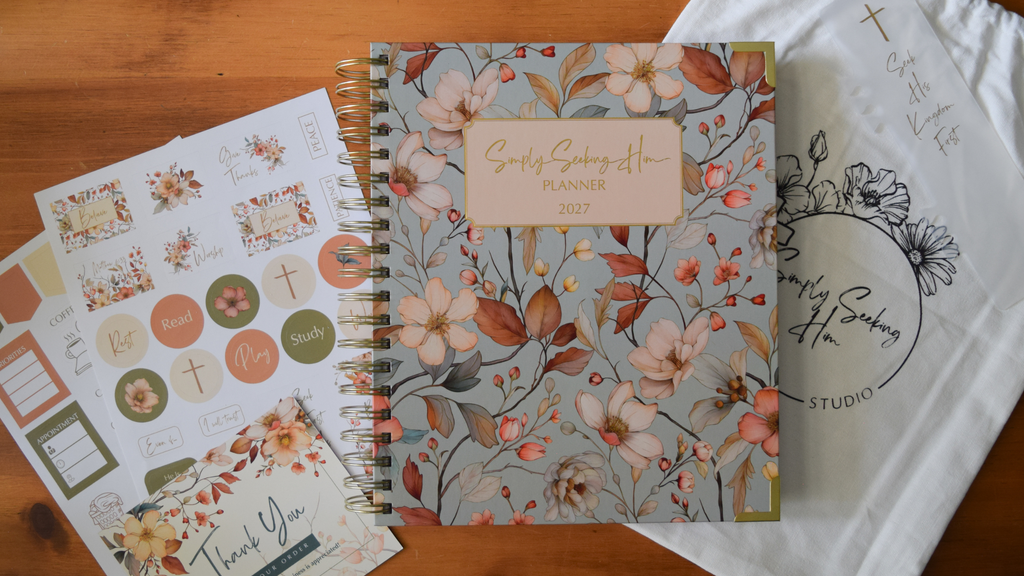 2027 Simply Seeking Him Planner