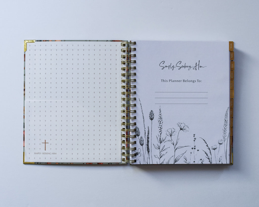 2027 Simply Seeking Him Planner