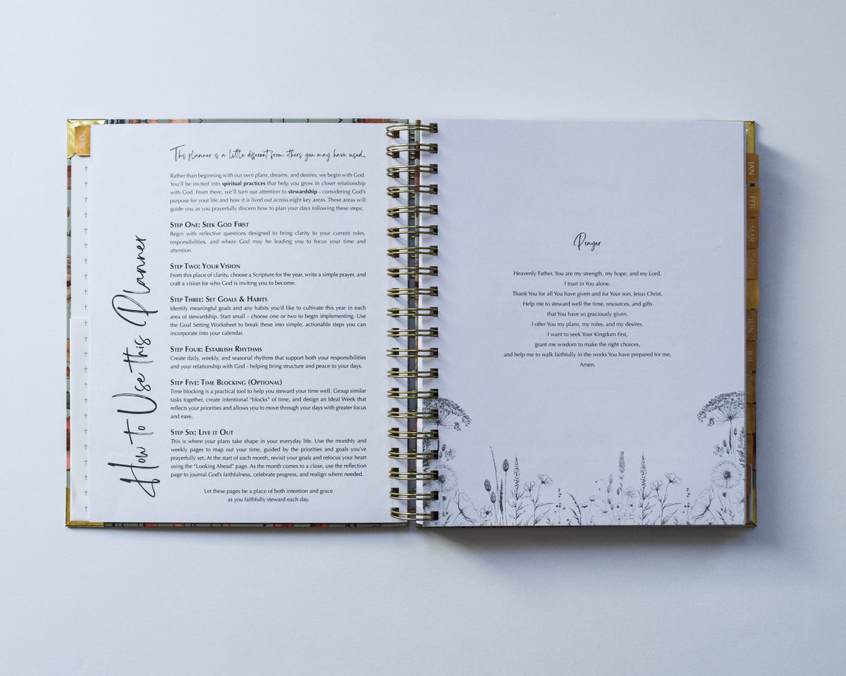 2027 Simply Seeking Him Planner