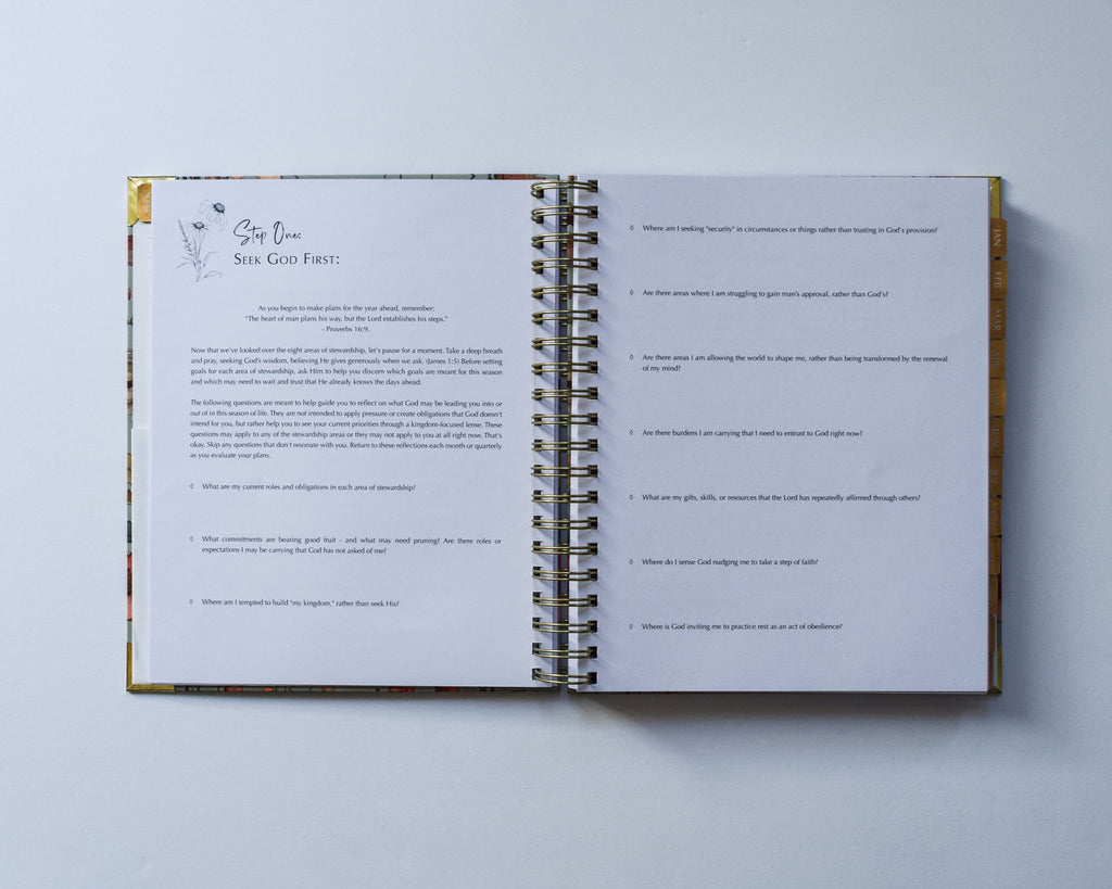 2027 Simply Seeking Him Planner