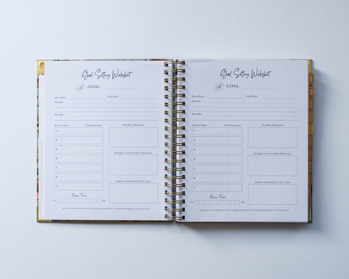 2027 Simply Seeking Him Planner