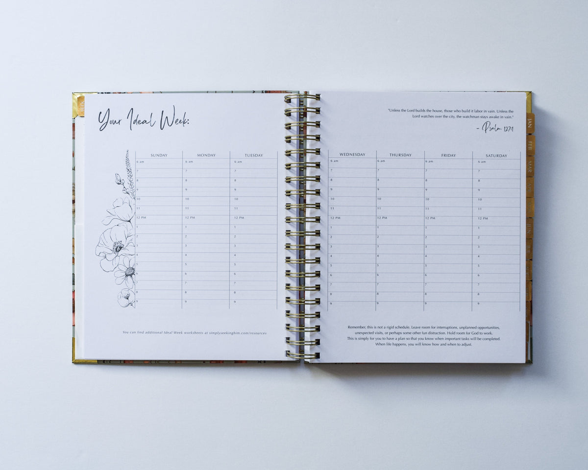 2027 Simply Seeking Him Planner